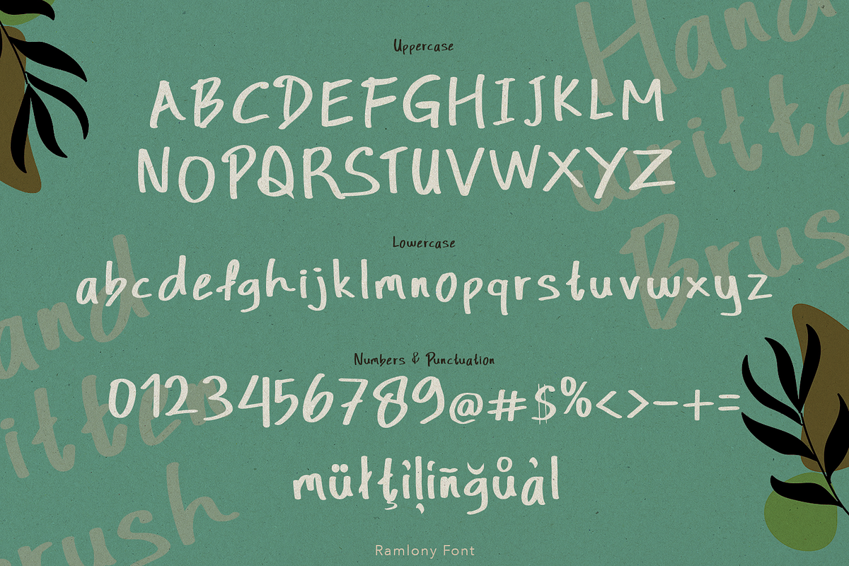 Ramlony Font Duo, a Font by madeDeduk (Photo 6 of 11)