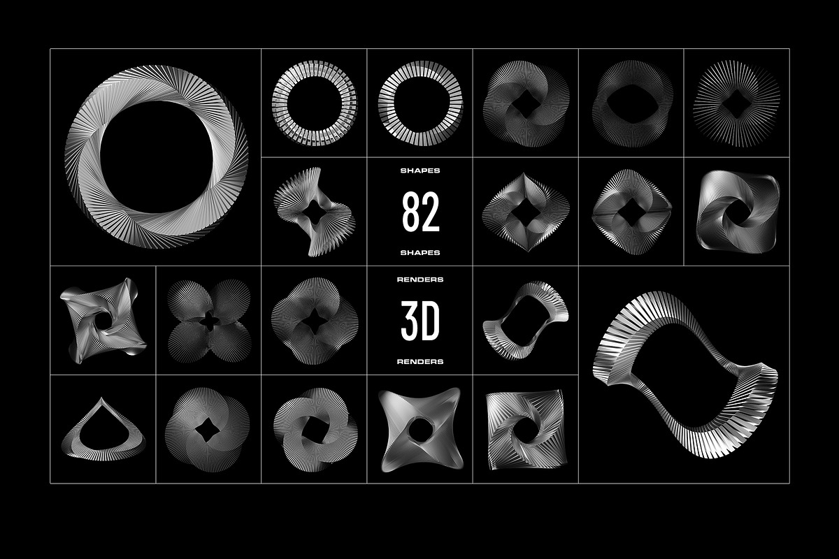 3D Chrome Circles - 82 illustrations, an Object Graphic by assetpro.design (Photo 6 of 12)