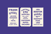 SFC Unionsigns, a Serif Font by Skilline Supply Co. (Thumbnail 3 of 8)