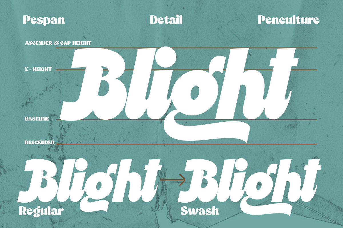 Pespan Retro Font, a Script Font by Pen Culture (Photo 6 of 12)