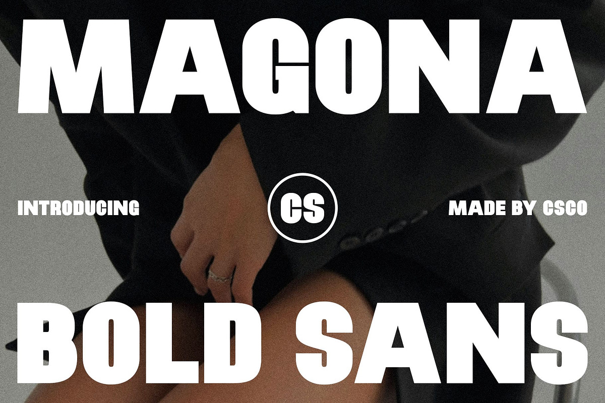 CS Magona – Bold Sans Serif, a Sans Serif Font by Craft Supply Co. (Photo 1 of 8)