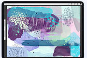 Messy Gouache Procreate Brushes, a Brush Add-On by Li Zamperini (Thumbnail 4 of 10)