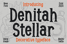 Denitah Stellar - DecorativeTypeface
