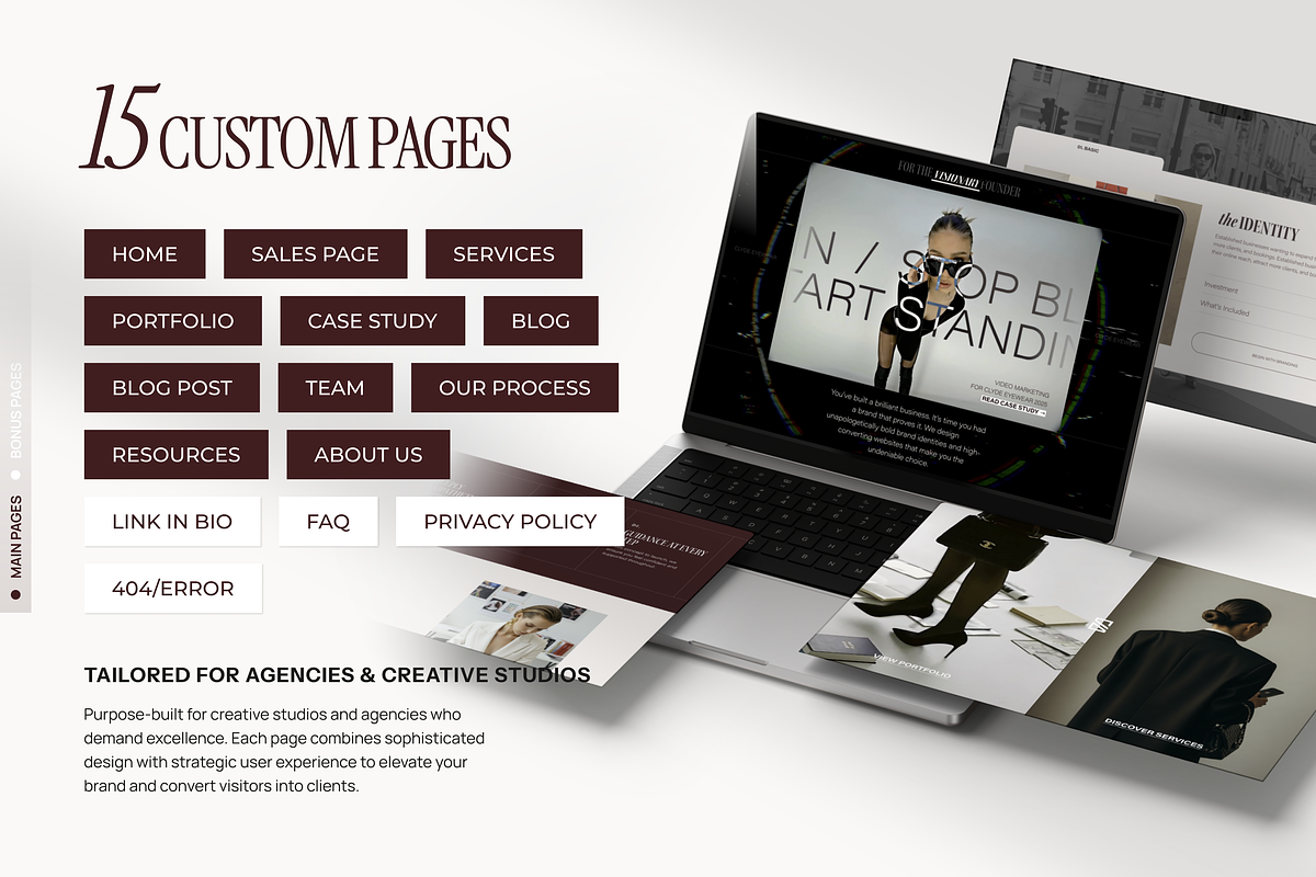 Creative Agency Squarespace Template, a Squarespace Template by Glowup Online (Photo 6 of 8)