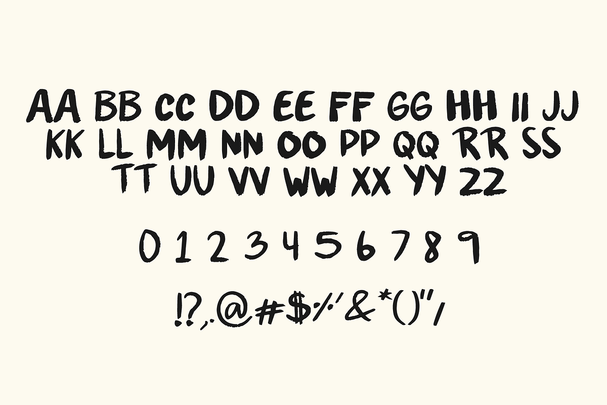 Thunderstorm Handwritten Font, a Font by mpllano14 (Photo 6 of 6)
