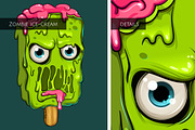 Zombie ice-cream, a Food Illustration by Nikelser (Thumbnail 3 of 3)