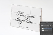 A2 Greeting card mockup invitation, a Cups & Container Mockup by Leo Flo Mockups (Thumbnail 3 of 4)