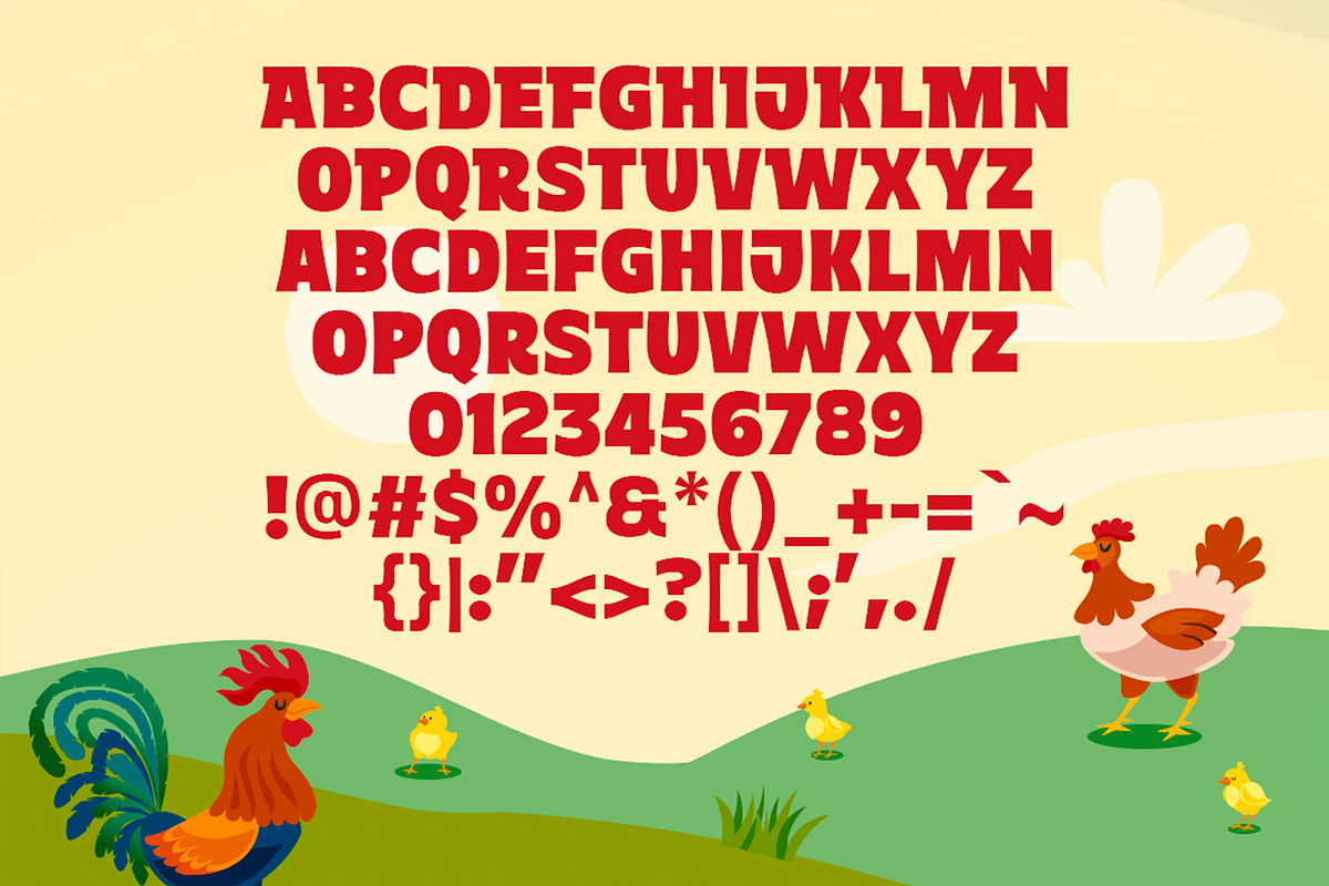 Daddy Ranch – Kids Fun Fonts, a Sans Serif Font by Konstantine Studio (Photo 3 of 3)