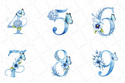 Watercolor Butterfly Alphabet Clipar, an Illustration by DreamPrint404 (Thumbnail 3 of 4)