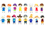 Watercolor children, an Education Illustration by Vikeriya (Thumbnail 2 of 3)