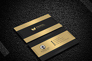 Gold & Black Business Card, a Business Card Template by Creative_Arts (Thumbnail 2 of 4)