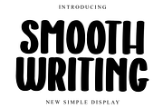 Smooth Writing, a Script Font by FreshTypeINK (Thumbnail 1 of 8)