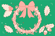 Christmas Decorations Vector, a Decorative Illustration by TheFoodAtlas (Thumbnail 14 of 19)