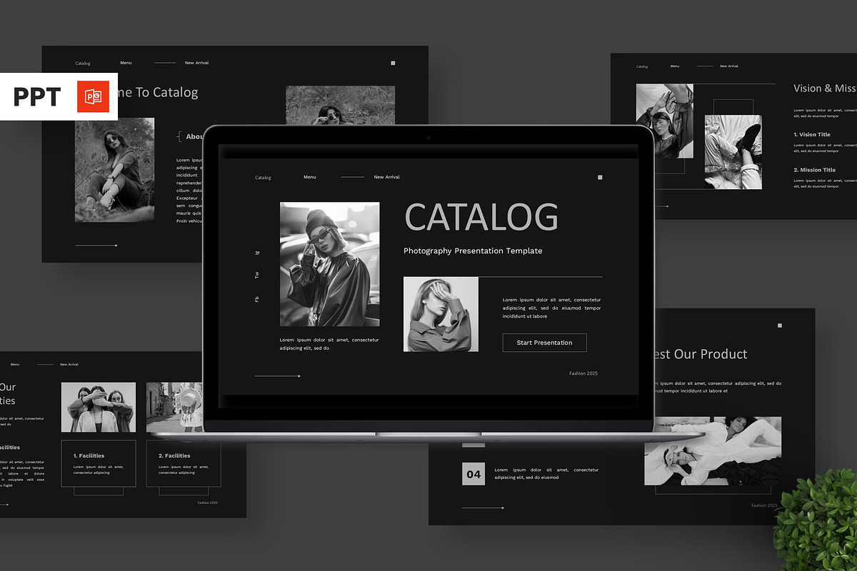 Catalog - Photography Powerpoint, a Presentation Template by Deepslide Studio (Photo 1 of 4)