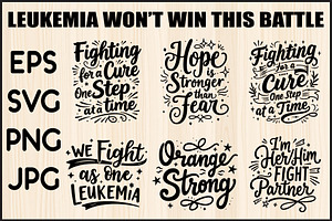 Leukemia T shirt SVG Bundle, an Object Graphic by Designer_Momina