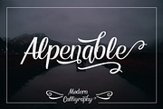 Alpenable Beautiful Script + Swash, a Script Font by Putra Khan (Thumbnail 6 of 9)