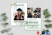 Graduation Announcement Template, a Card Template by Designscozy (Thumbnail 3 of 5)