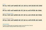 EXPLORERS BALLPEN | All-cap Font, a Handwritten Font by type peace (Thumbnail 10 of 15)