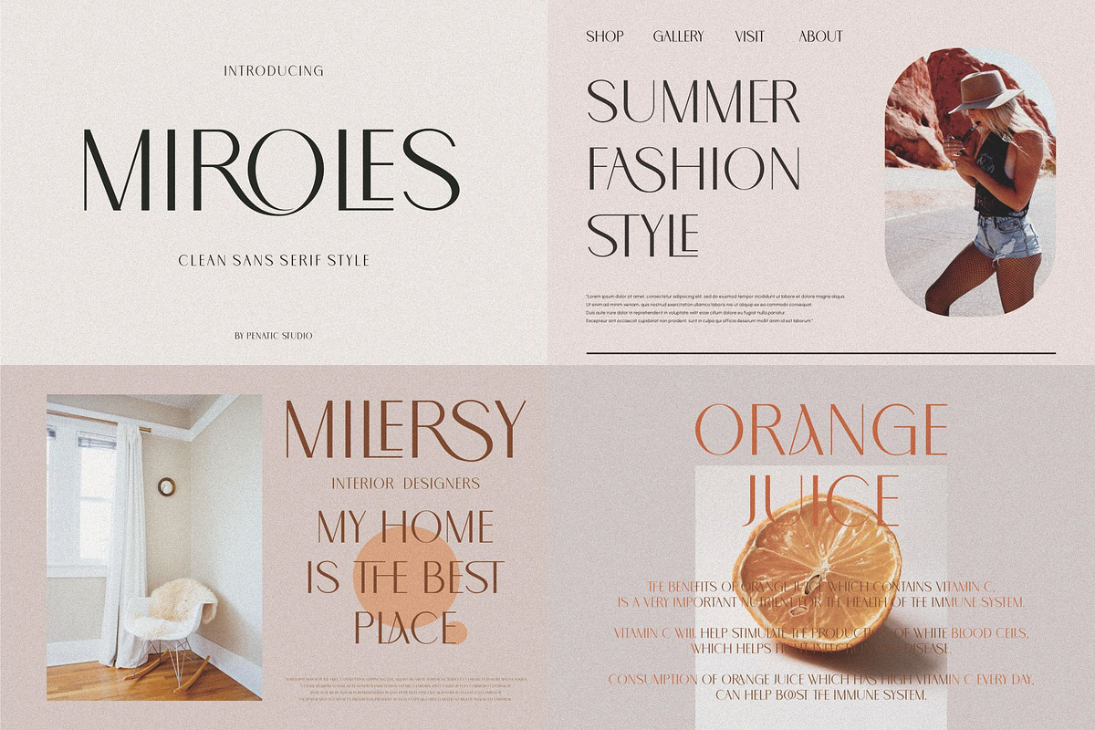 MODERN LIGATURES FONTS BUNDLES, a Serif Font by Penatic Studio (Photo 3 of 13)