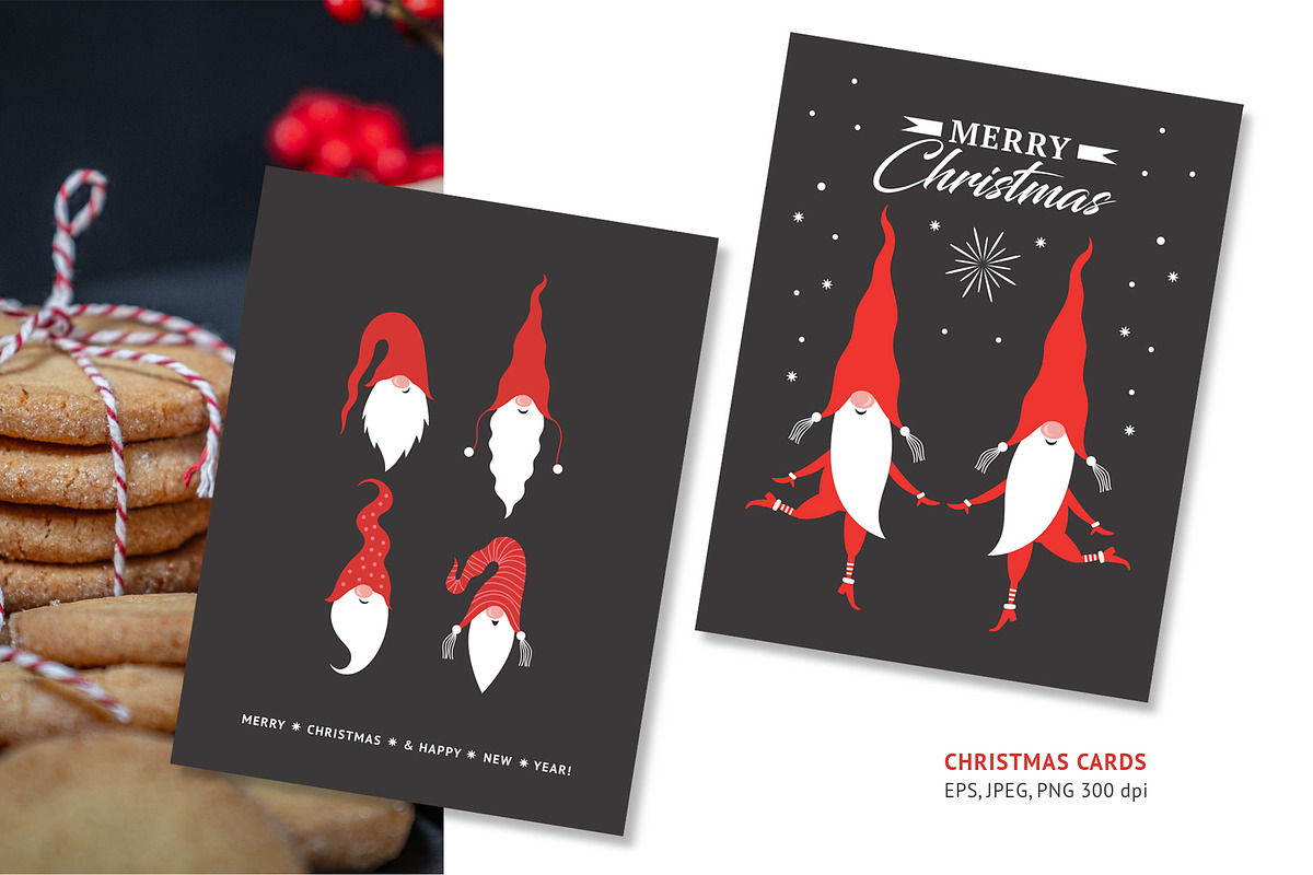 Christmas Gnomes, a Seasonal Illustration by lenlis (Photo 5 of 9)
