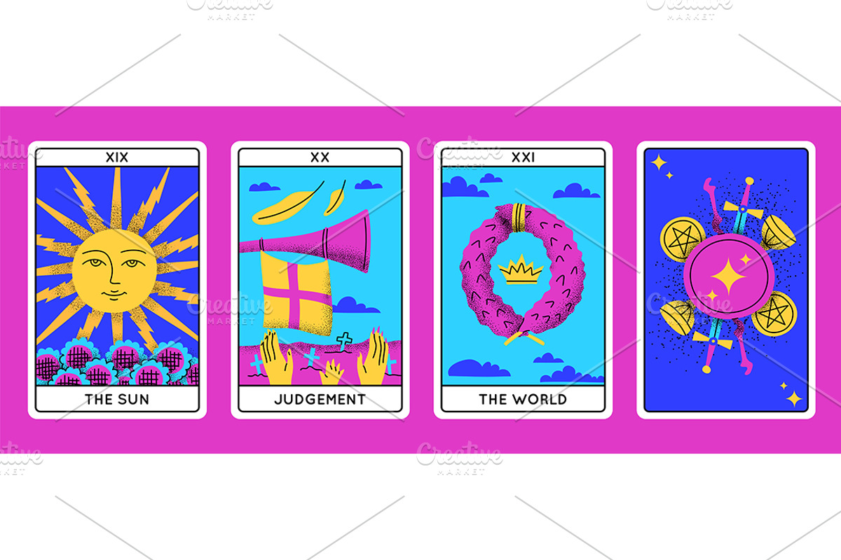 Magical Tarot Cards Major Arcana, an Object Illustration by Bigmouse_art (Photo 6 of 6)