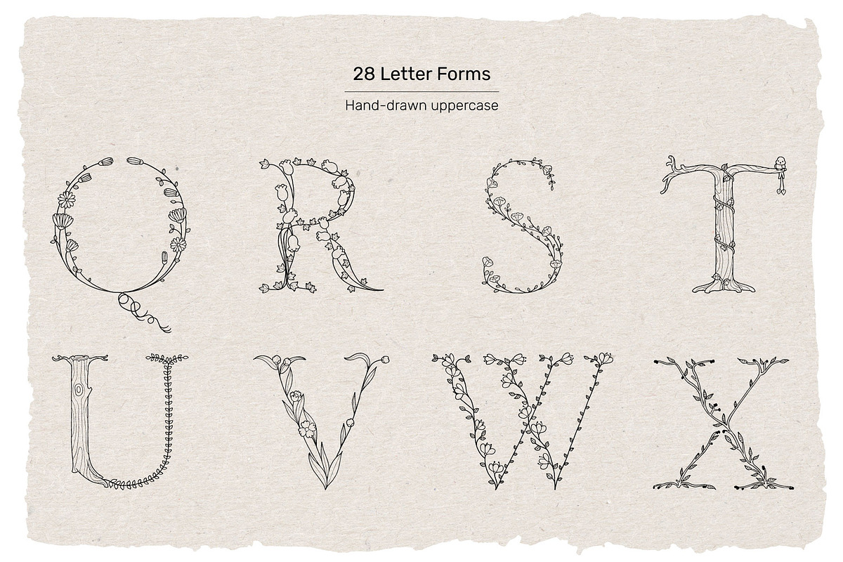 Hand-drawn Alphabet I