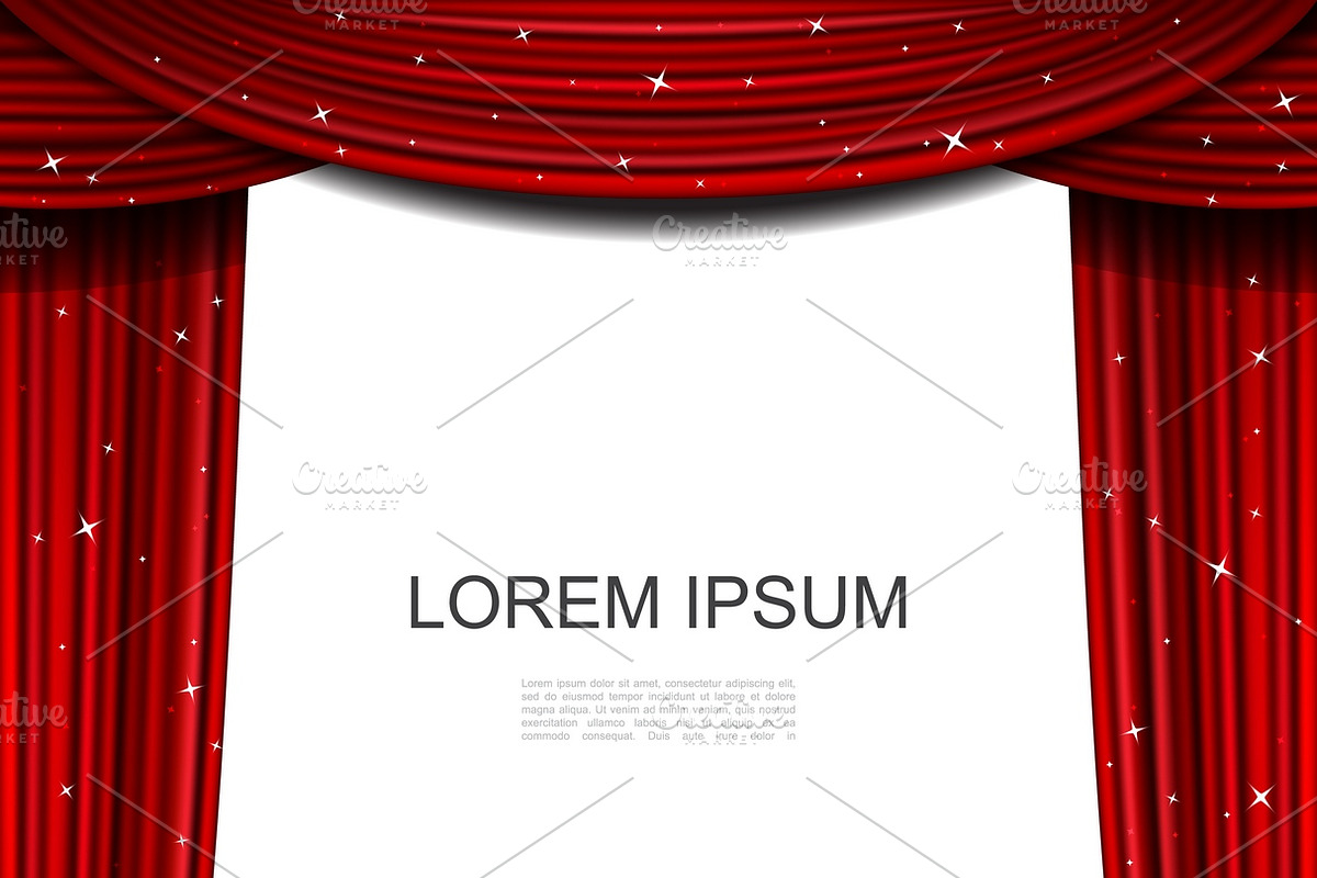 Entertainment show poster, a Decorative Illustration by Microvector