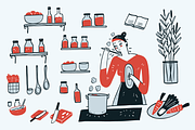 Hand drawn Food & Drink, a Graphic by Huza Studio (Thumbnail 8 of 9)