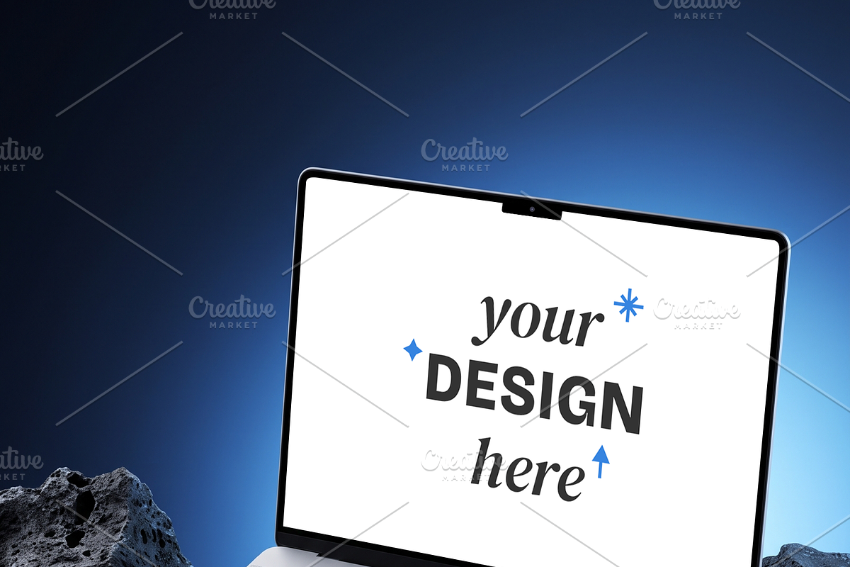 MacBook Mockup PSD, a Mac Mockup by mockeyai (Photo 3 of 3)