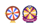 Fortune wheels, lucky roulettes set, an Object Illustration by Good Studio (Thumbnail 5 of 7)
