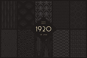 1920 Art Deco Seamless Patterns, a Pattern Graphic by The Paper Town (Thumbnail 14 of 15)