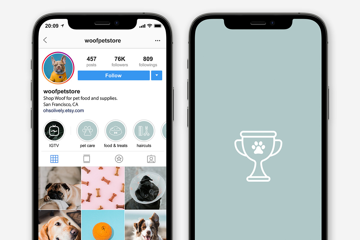 Dog Themed Instagram Cover Icons, an Icon by Oh so Lively (Photo 8 of 9)
