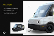 Delivery Van Mockup Set, an Advertising Mockup by ForgeDesign (Thumbnail 2 of 7)