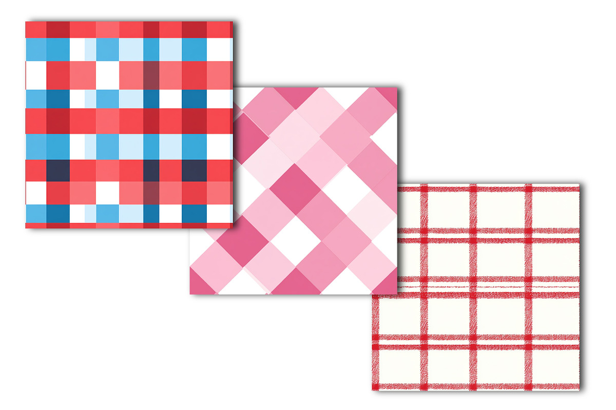 Summer Picnic Gingham Pattern, an Illustration by OK Design (Photo 4 of 4)