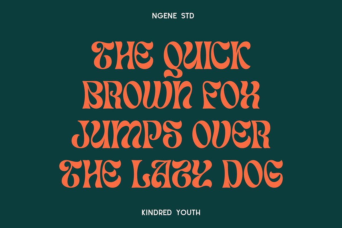 Kindred Youth, a Font by ngene (Photo 7 of 10)