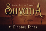 Savana - Display Font, a Font by JumboDesign (Thumbnail 1 of 5)