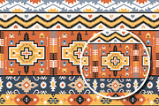 Ethnic pattern in aztec style, a Pattern Graphic by tomuato (Thumbnail 2 of 4)