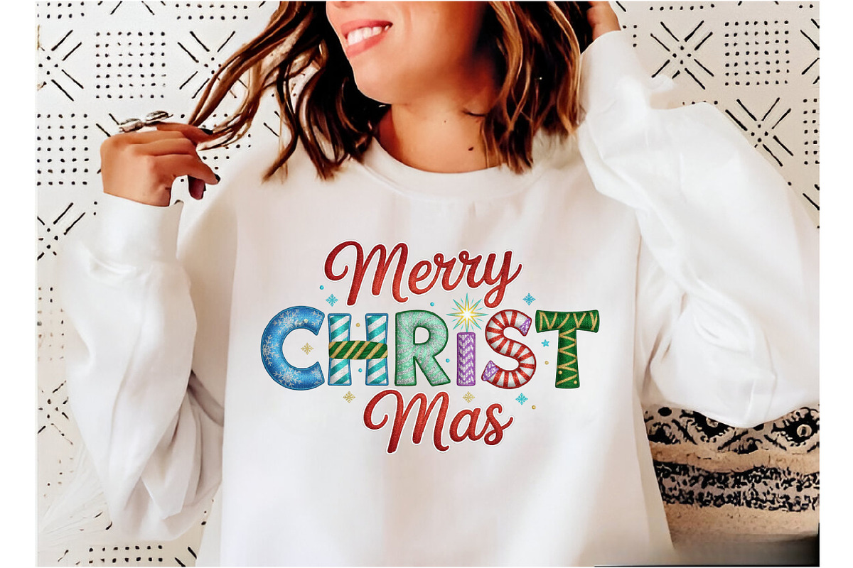Merry Christmas Sublimation PNG, an Illustration by Designking (Photo 3 of 6)