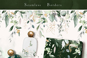 Green watercolor herbs, leaves, a Decorative Illustration by Lisima (Thumbnail 16 of 19)