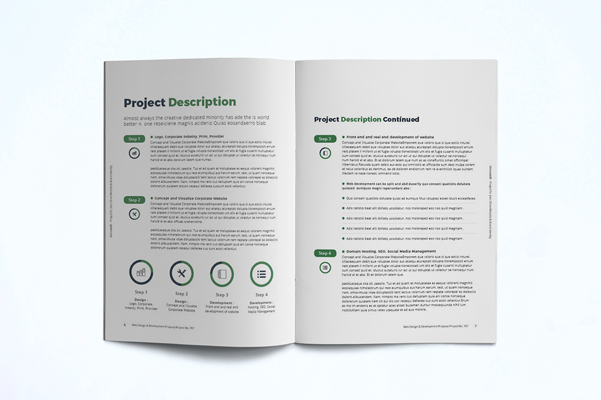 Proposal File Template, a Brochure Template by UnicodeID