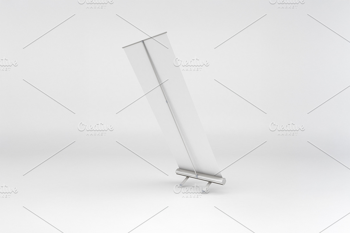 Rollup Mockup, an Advertising Mockup by Qaleb Studio (Photo 2 of 2)