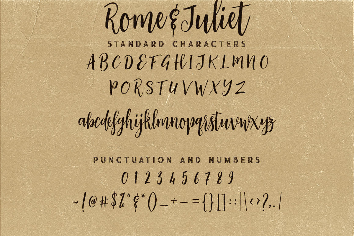 Romeo & Juliet Font Duo preview 7