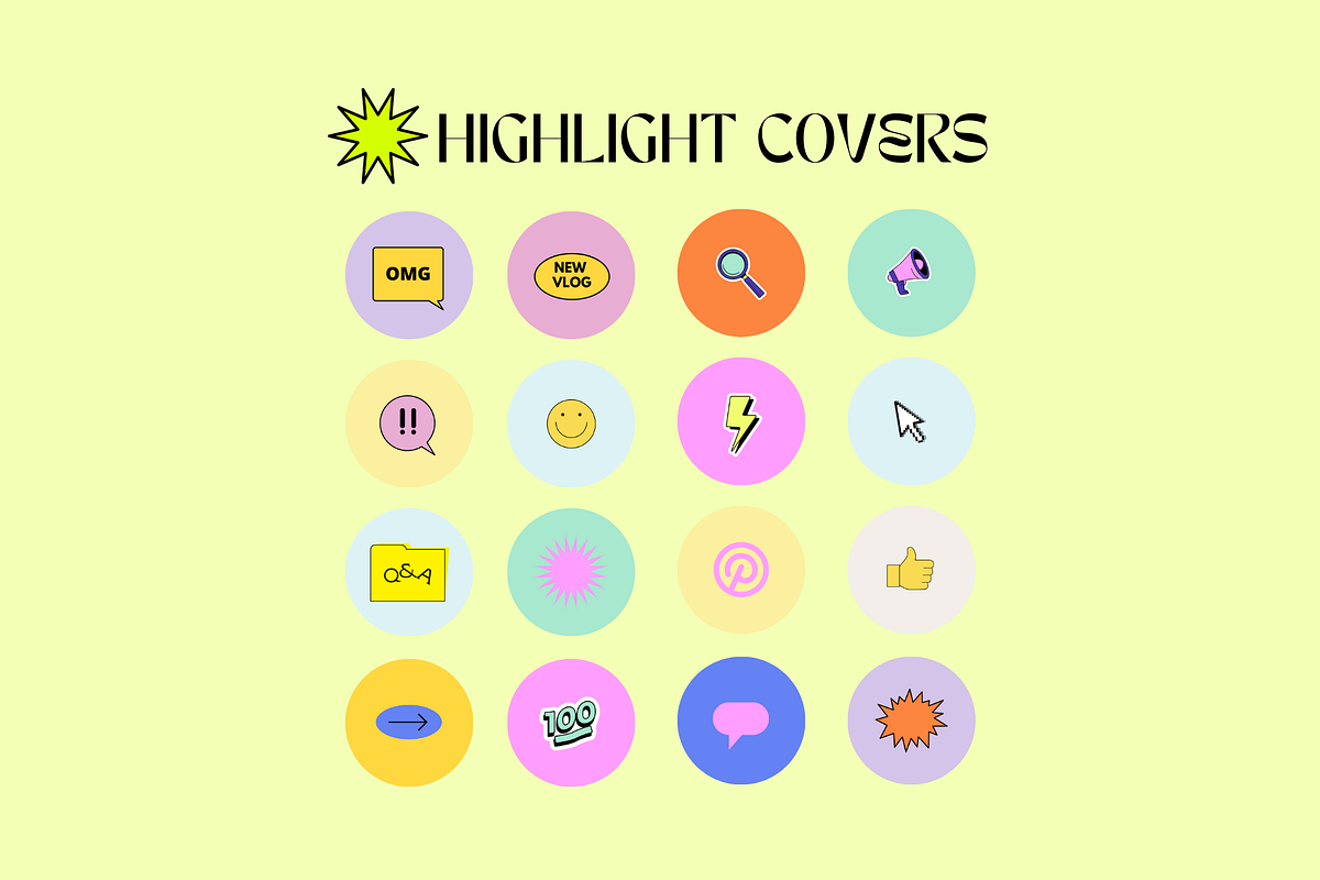 Neon Retro Canva Instagram Puzzle, a Social Media Template by Guavamelo Studio (Photo 9 of 16)