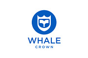 Whale Crown Logo Design, a Branding & Logo Template by Buqancreative (Thumbnail 2 of 4)