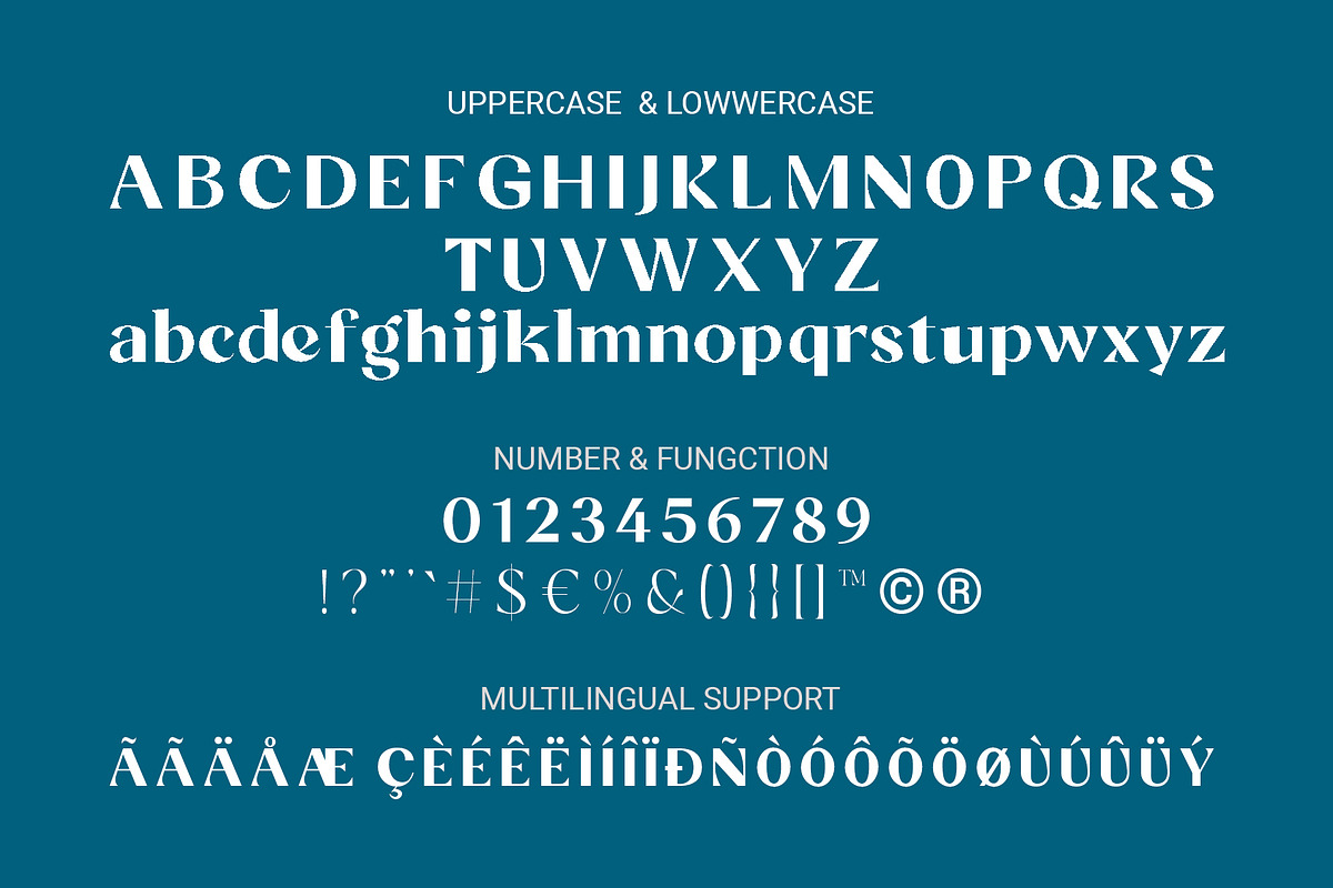 Regata Modern Luxury Display Font, a Script Font by RHD Creative Studio (Photo 9 of 9)