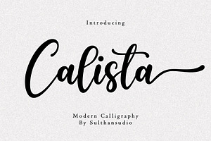 Calista Script