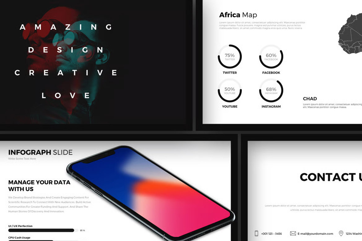 X PowerPoint Presentation Template, a Presentation Template by iHemalaya (Photo 5 of 16)