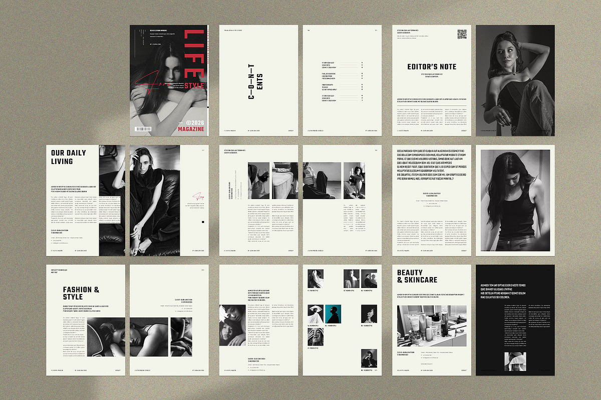 Lifestyle Magazine Template, a Magazine Template by Olion Lora (Photo 21 of 24)