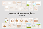 Instagram Charts, Graphs, Quotes, a Social Media Template by Brand Spanking You (Thumbnail 3 of 6)