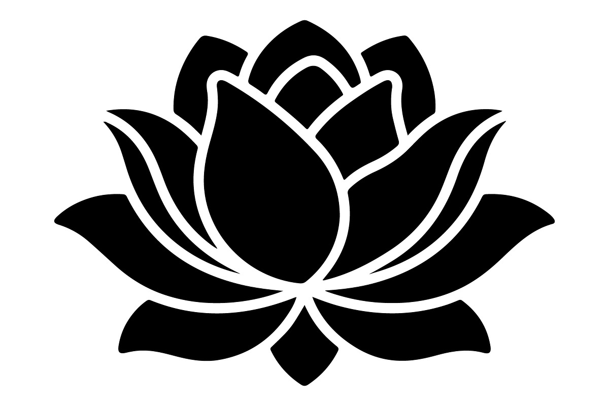 Floral Rose Lotus Silhouette, an Object Graphic by Gfx_Store (Photo 11 of 14)